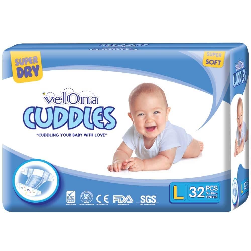 BABY DIAPER - 32 PCS - JUMBO - L